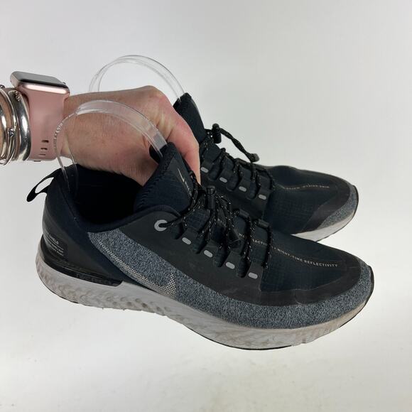 Nike Odyssey React Shield Sneaker Women's 8 Cool Gray Running athletic Shoes - Picture 10 of 12